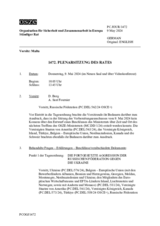 Journal der 1472. Plenarsitzung des Ständigen Rates 