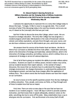 Presentation by Colonel (retired) E. A. Kaplan, School of Strategic Landpower at the United States Army War College