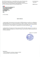 Response by the Delegation of France to the Questionnaire on Anti-Personnel Mines and Explosive Remnants of War