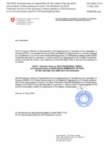 Response by the Delegation of Switzerland to the Questionnaire on Anti-Personnel Mines and Explosive Remnants of War