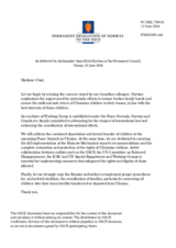 Statement by the Delegation of Norway on the Russian Federation’s ongoing aggression against Ukraine