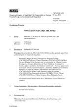 Diario de la 1078ª Sesión plenaria del Foro de Cooperación en materia de Seguridad