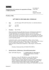 Giornale della 1477a Seduta plenaria del Consiglio permanente