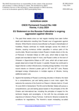 Statement by the Hungarian EU Presidency on the Russian Federation’s ongoing aggression against Ukraine