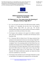 Statement by the Hungarian EU Presidency on 10 years since the downing of Malaysia Airlines flight MH17 on 17 July 2014