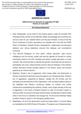 Closing statement by the Hungarian EU Presidency