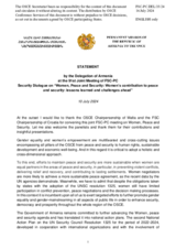 Statement by the Delegation of Armenia on Women, peace and security: women’s contribution to peace and security – lessons learned and challenges ahead
