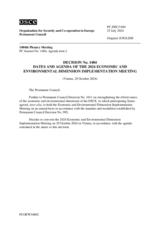 Permanent Council Decision No. 1484