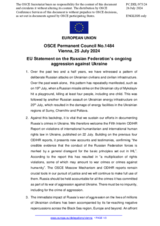 Statement by the Hungarian EU Presidency on the Russian Federation’s ongoing aggression against Ukraine