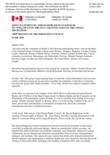 Statement by the Delegation of Canada, also on behalf of several delegations, on the 11 July 2024 invocation of the Vienna Mechanism