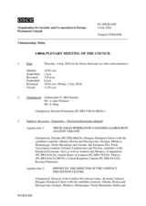 Journal of the 1480th Plenary Meeting of the Permanent Council