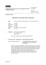 Giornale della 1480a Seduta plenaria del Consiglio permanente