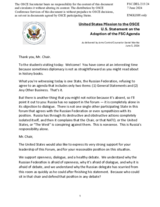 Statement by the Delegation of the United States of America on the draft agenda
