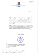 Response by the Delegation of Norway to the Questionnaire on Anti-Personnel Mines and Explosive Remnants of War