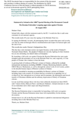 Statement by the Delegation of Ireland on the Russian Federation’s ongoing aggression against Ukraine