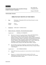 Journal of the 1088th Plenary Meeting of the Forum for Security Co-operation