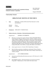 Journal of the 1089th Plenary Meeting of the Forum for Security Co-operation