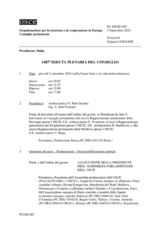 Giornale della 1487a Seduta plenaria del Consiglio permanente