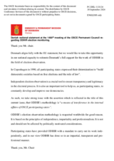 Statement by the Delegation of Denmark in response to the statement by the Delegation of the Russian Federation