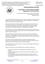 Statement by the Delegation of the United States of America on the Kremlin-supported media organizations’ covert activities