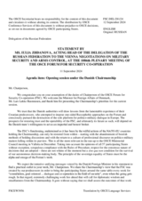 Opening session statement by the Delegation of the Russian Federation