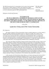 Closing statement by the Delegation of the Russian Federation