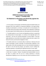 Statement by the Hungarian EU Presidency on the European and World Day against the Death Penalty, observed on 10 October 2024