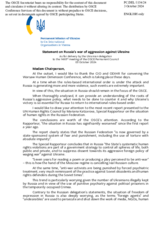 Statement by the Delegation of Ukraine on the Russian Federation’s ongoing aggression against Ukraine