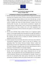 Statement by the Hungarian EU Presidency on the Russian war of aggression against Ukraine