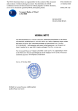 Information Exchange by the Delegation of Finland on Conventional Arms Transfer