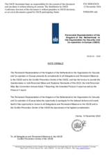 Response by the Delegation of the Netherlands to the Questionnaire on Anti-Personnel Mines and Explosive Remnants of War