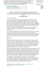 Statement by the Delegation of Ireland, also on behalf of other delegations, on the International Day for the Elimination of Violence against Women, observed on 25 November 2024