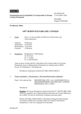 Diario de la 1497ª Sesión plenaria del Consejo Permanente