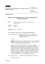 Diario de la 1498ª Sesión extraordinaria del Consejo Permanente