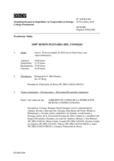 Diario de la 1499ª Sesión plenaria del Consejo Permanente