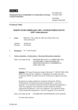 Diario de la 1491ª Sesión extraordinaria del Consejo Permanente