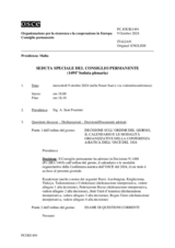 Giornale della 1491a Seduta speciale del Consiglio permanente