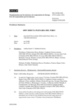 Giornale della 1093a Seduta plenaria del Foro di cooperazione per la sicurezza