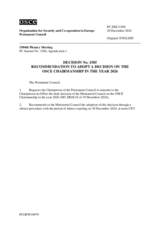Permanent Council Decision No. 1505