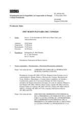 Diario de la 1502ª Sesión plenaria del Consejo Permanente