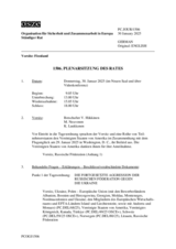 Journal der 1506. Plenarsitzung des Ständigen Rates 