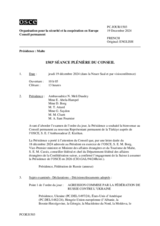Journal de la 1503ème séance plénière du Conseil permanent