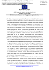 Statement by the Polish EU Presidency on Russia’s war of aggression against Ukraine