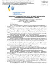 Statement by the Delegation of Ukraine on the Commemoration of 33 years of the military aggression in the Transnistrian region of the Republic of Moldova