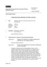 Journal of the 1519th Plenary Meeting of the Permanent Council
