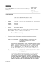 Journal der 1520. Plenarsitzung des Ständigen Rates 