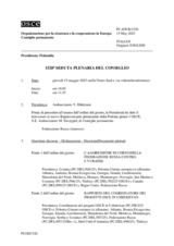 Giornale della 1520a Seduta plenaria del Consiglio permanente