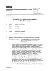 Journal der 1516. Sondersitzung des Ständigen Rates