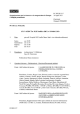 Giornale della 1517a Seduta plenaria del Consiglio permanente