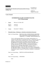 Journal der 1513. Sondersitzung des Ständigen Rates